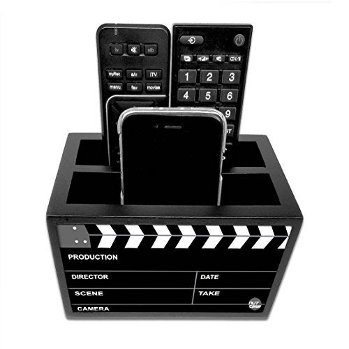 Nutcase Designer Wooden Remote Control Holder Stand Organizer Caddy for TV/AC Remotes-Multipurpose Desk Organiser-6�x4�x4�- Filmy - Image 4