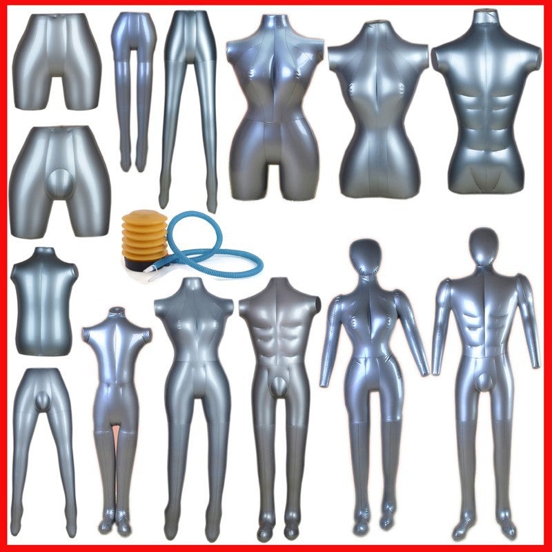 Clothing Store Inflatable Human Body Men And Women Full Body Half Body Lower Body Human Table Dummy Po Model Props Pvc - Image 1