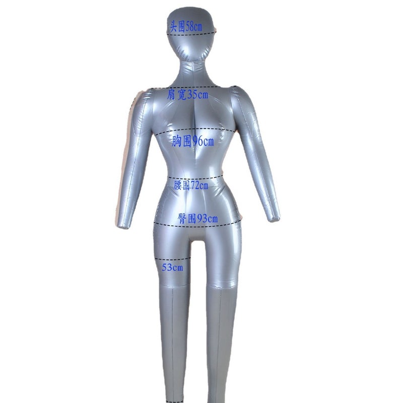 Clothing Store Inflatable Human Body Men And Women Full Body Half Body Lower Body Human Table Dummy Po Model Props Pvc - Image 4