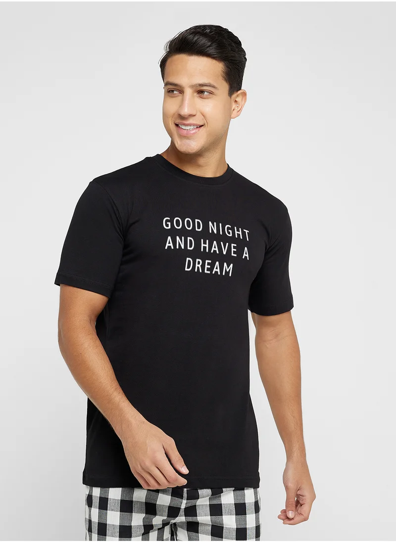 Robert Wood Nightwear T-Shirt & Pants Sets