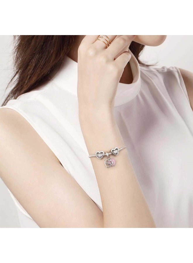 SEVENWELL Nana Charms for Pandora Charms Grandma Grandmother Charms 925 Sterling Silver Charm Thank You for Being There - Image 3