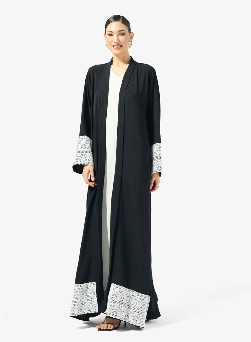 Abaya With Lace