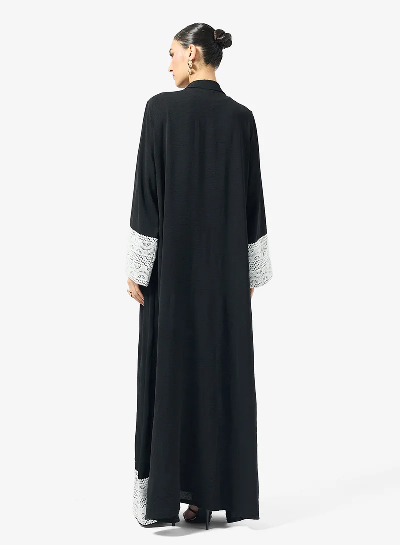 Golden Apple  Abaya With Lace for Women | Best Price UAE