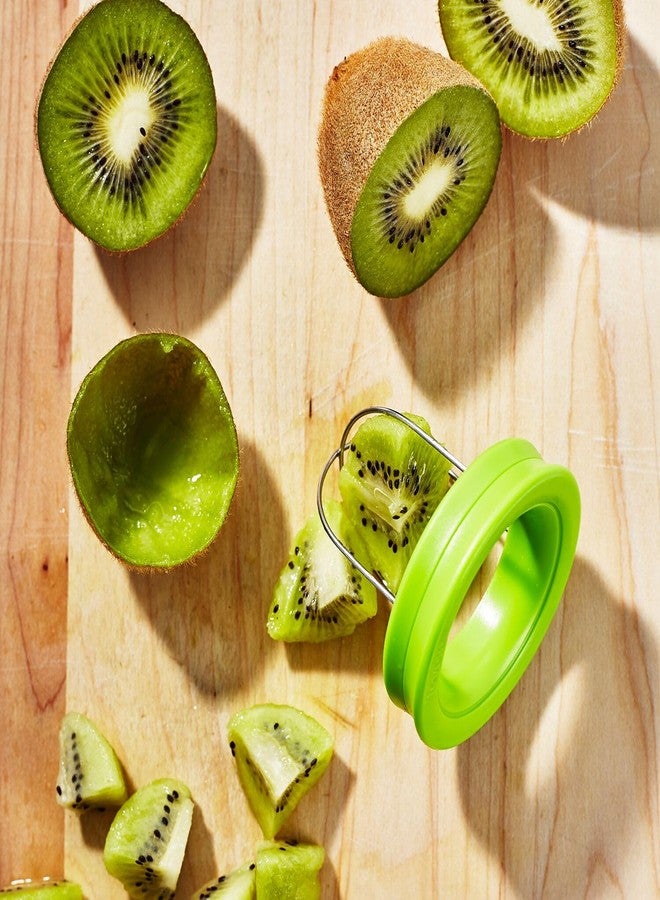Tovolo Kiwi Prep Tool - 2-in-1 Fruit Peeler & Slicer with Easy Grip Handle for Quick Meal Prep & Healthy Eating, Durable Stainless-Steel Construction, BPA-Free, Dishwasher Safe. - Image 5