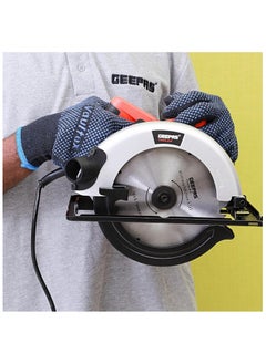GEEPAS Geepas 1200W Circular Saw 185mm - Multi-Purpose Blade 65mm Cutting Depth,Depth & Angle Adjustment | Ideal for Wood, Mild Steel, Plastic & More  - Image 4