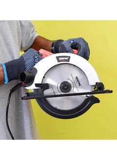 GEEPAS Geepas 1200W Circular Saw 185mm - Multi-Purpose Blade 65mm Cutting Depth,Depth & Angle Adjustment | Ideal for Wood, Mild Steel, Plastic & More  - Image 2