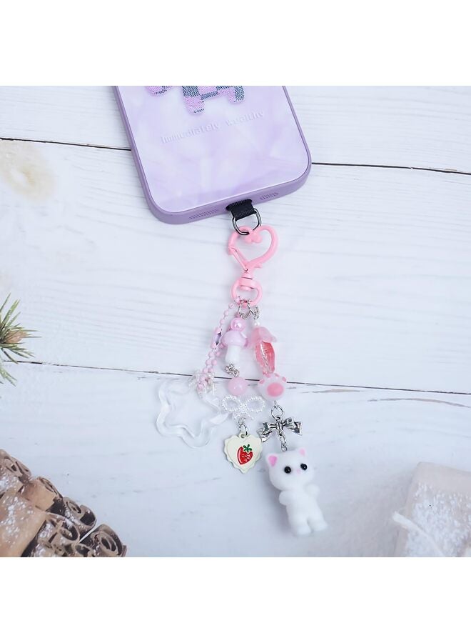 Cute Phone Charms, Aesthetic Cellphone Charms Strap, Accessories for Phone Bag Keychain Camera Pendants Decor, 1, Plastic, No Gemstone - Image 3