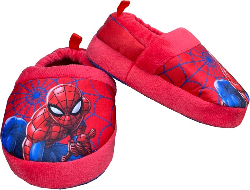 MARVEL Spider-Man Toddler Boys Plush Aline Slippers - Image 1