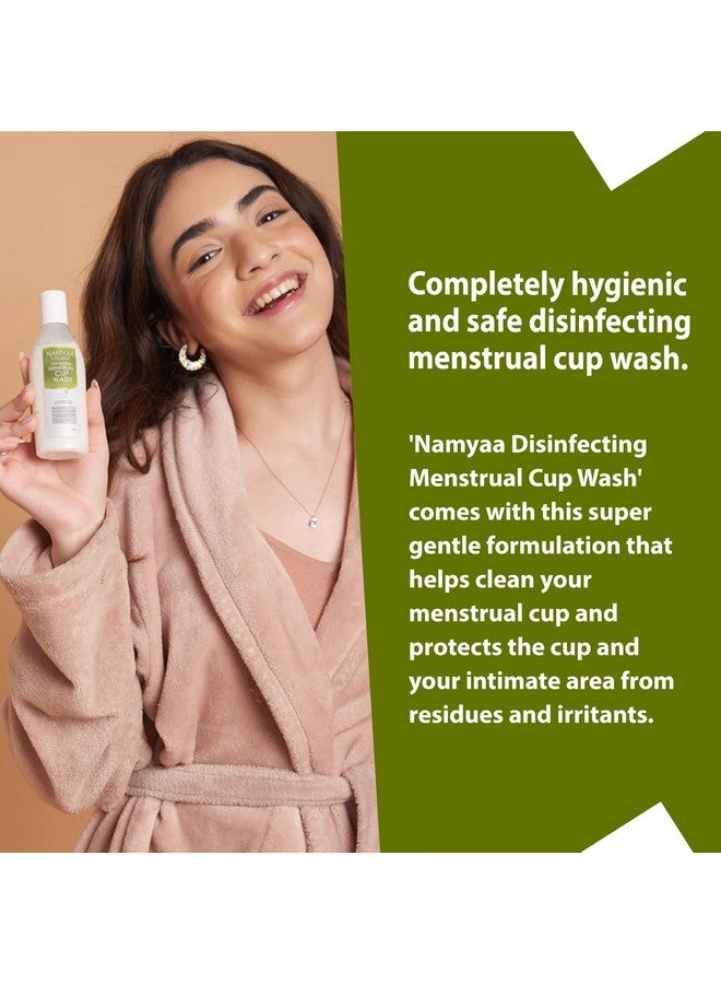 NAMYAA Disinfecting Menstrual Cup Wash-Paraben & Sulphate Free With Tea Tree Oil & Silver Colloidal-100Ml - Image 4