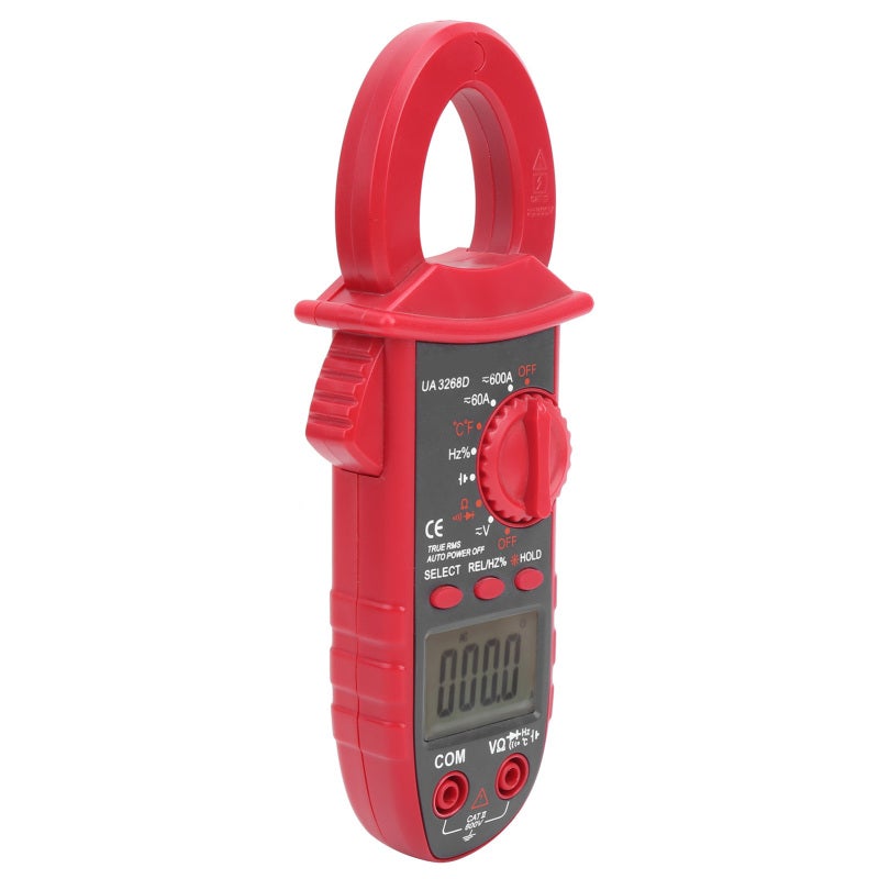 UYIGAO Digital Clamp Meter 600V 600A Capacitance Resistance NCV Test - Auto Range Multifunctional Measuring Instrument for Home Electrical Maintenance - Image 4