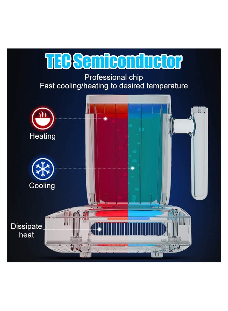 Fast Cooling Cup for Home Electric Cup Cooler and Warmer Desktop Mini Drink Chiller for Milk Beverage Can or Fruit - Image 3