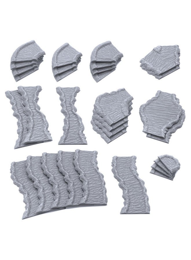 EnderToys Modular Waterways, 3D Printed Tabletop RPG Scenery and Wargame Terrain for 28mm Miniatures - Image 1