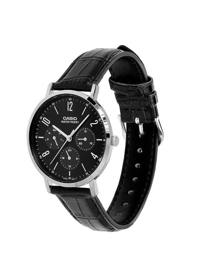Casio MTP-VT06L-1BDF Analog Black Men's Watch - Image 4
