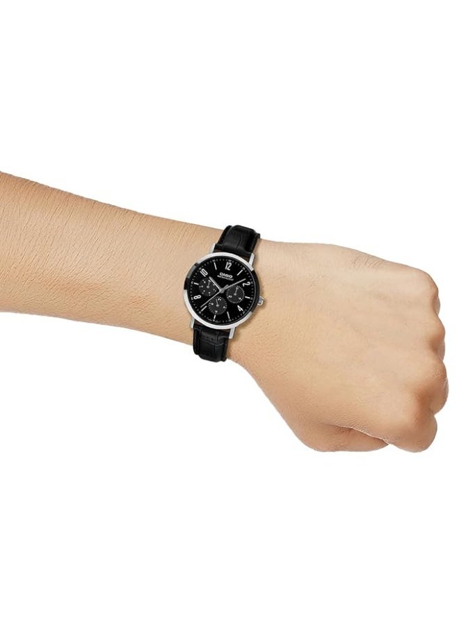 Casio MTP-VT06L-1BDF Analog Black Men's Watch - Image 3