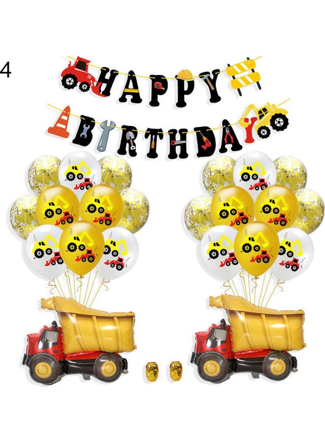 NIBEMINENT Happy Birthday Banner And Balloon Set