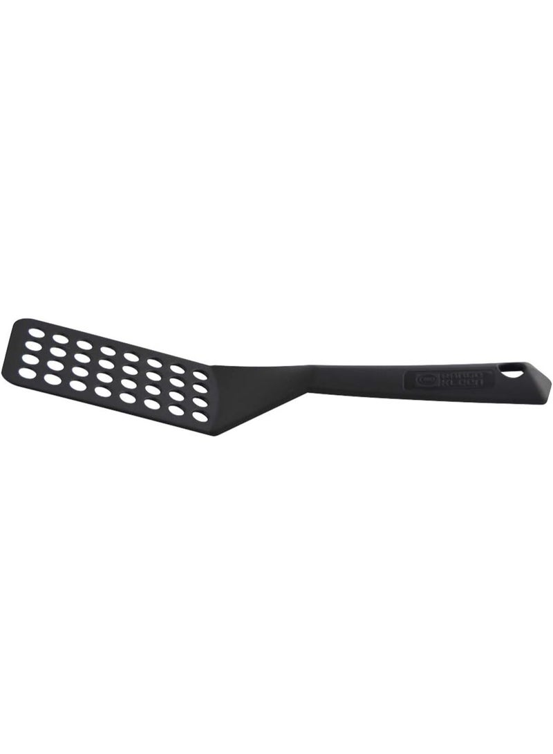 Berndes Spatulas for Non Stick Cookware - Turner Spatula Ergonomically Designed Black Slotted Spatula Turner Nonstick Kitchen Tool - Image 1