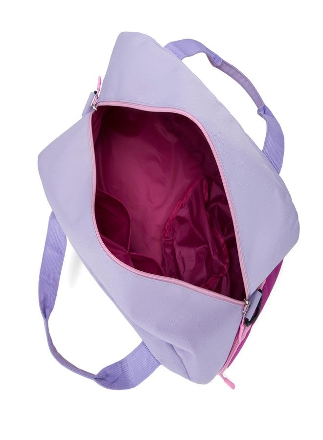 HawLander Kids Duffle Bag for Boys or Girls, Fit School Practice, or Overnight Travel, Purple, Kids/Small, Colour - Image 3