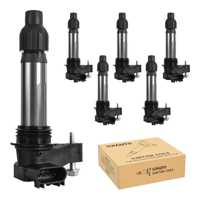 استبدال حزمة ملف الإشعال لـ V6 36 30 بويك إنكلايف لاكروس كاديلاك SRX XTS CTS ATS شيفروليه ترافيرس إمبالا إكوينوكس GMC أكاديا ساتورن فيو 2010 2011 2012 2013 2014 2015 2016 2017 2018 2019