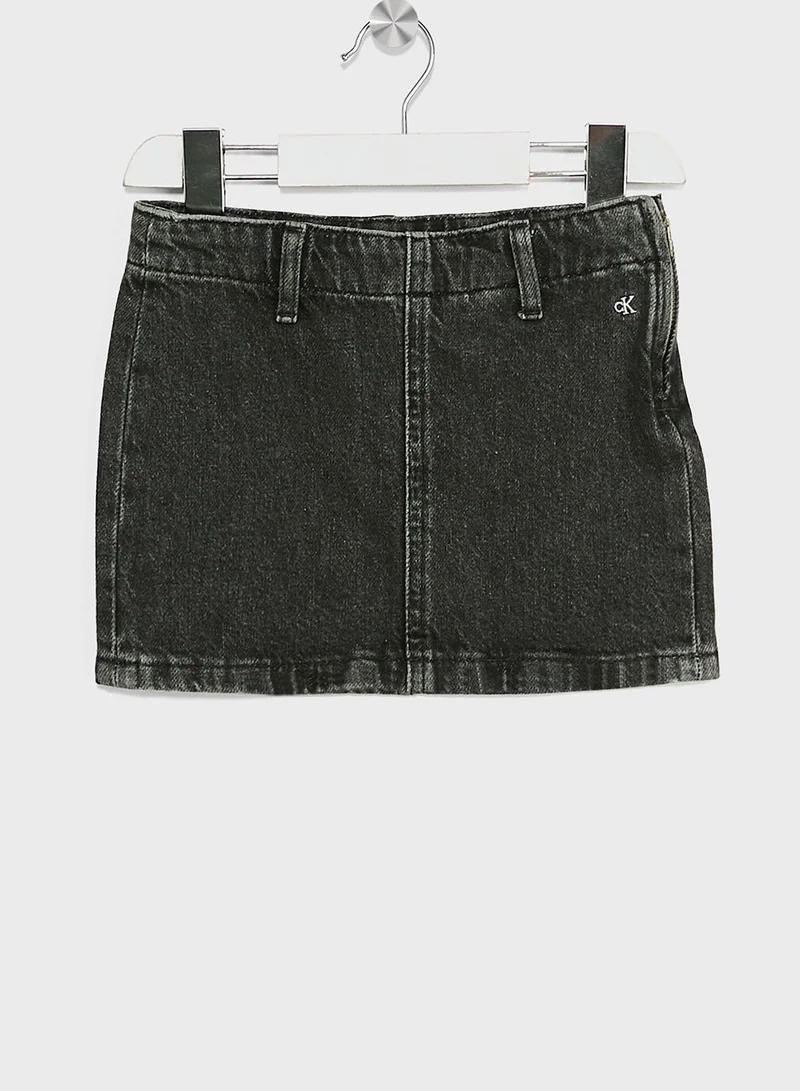 Calvin Klein Jeans Kids Denim Skirt