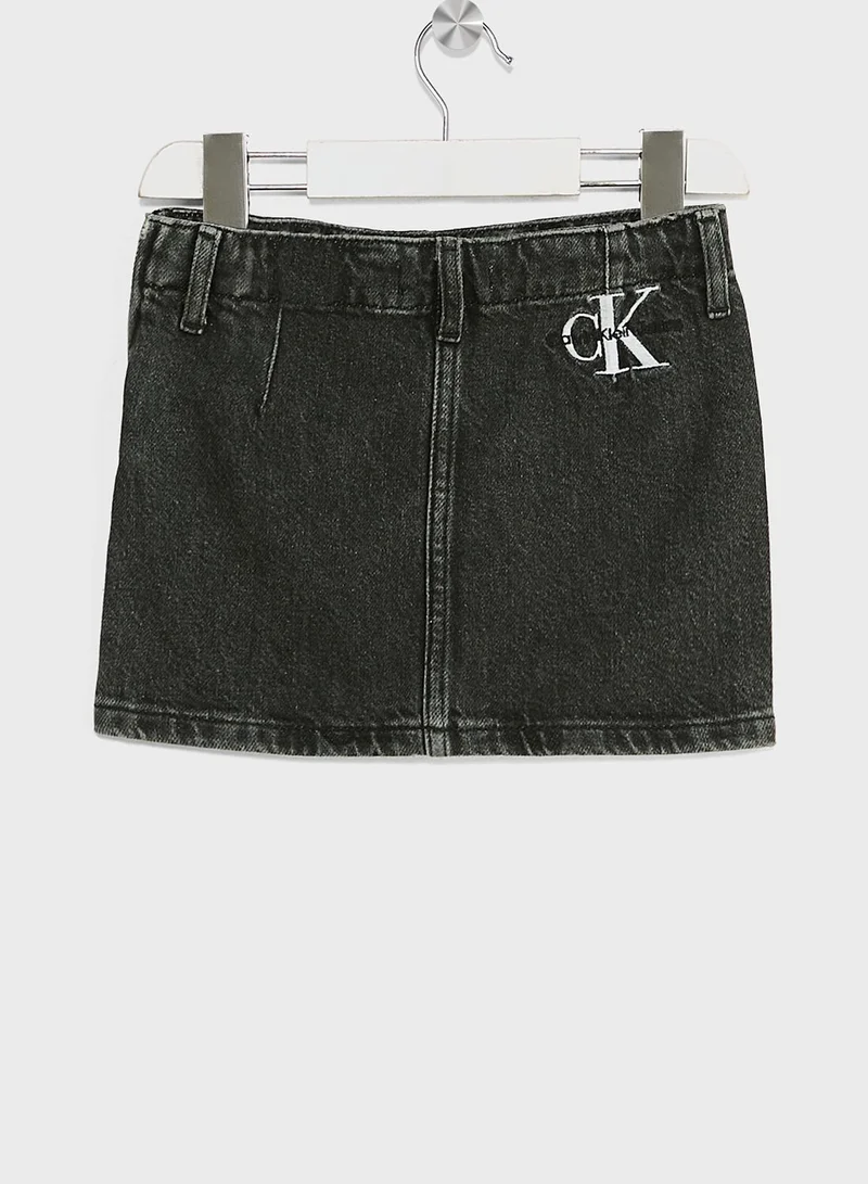 Calvin Klein Jeans Kids Denim Skirt