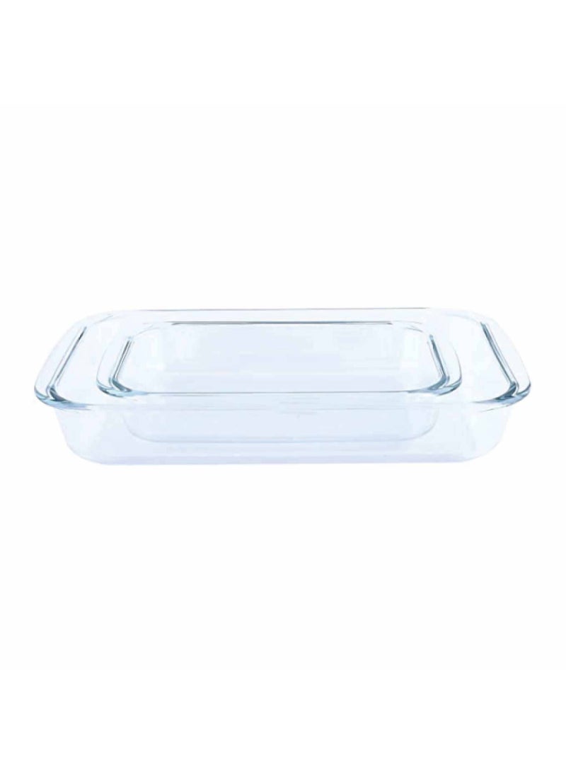 Windcera rectangular dish 2 pieces 1 + 1.6L