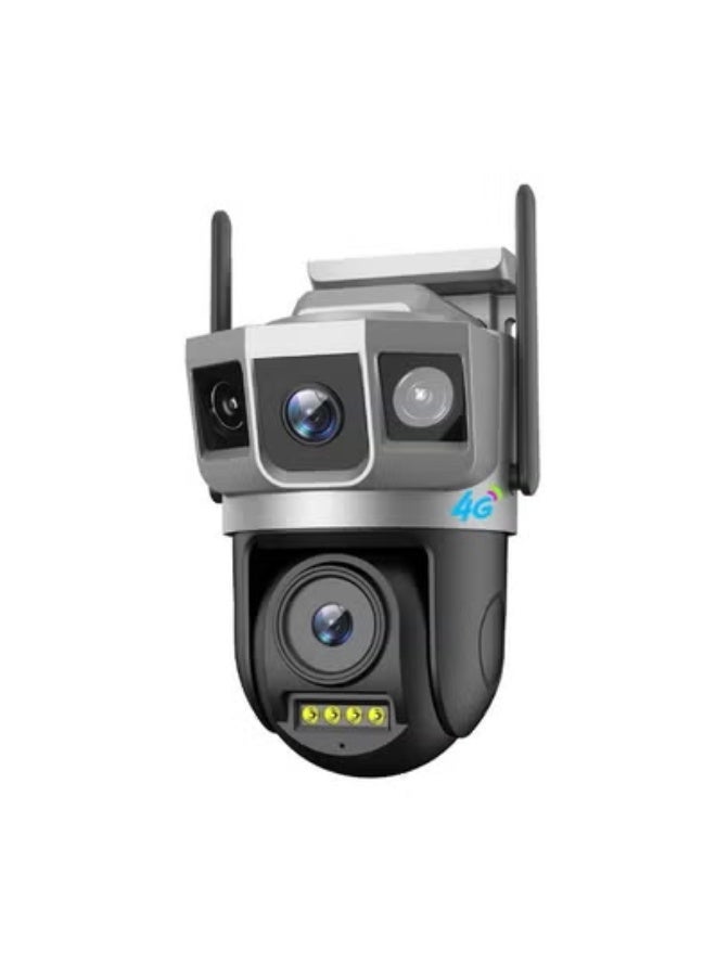 JAJEEK SC23-G 4MP Wireless 4G Outdoor Security Camera with Dual Lens, PTZ Control, Smart Motion Alerts, Night Vision, Two-Way Audio, Weather-Resistant Build and Remote IP Monitoring – Black - Image 1