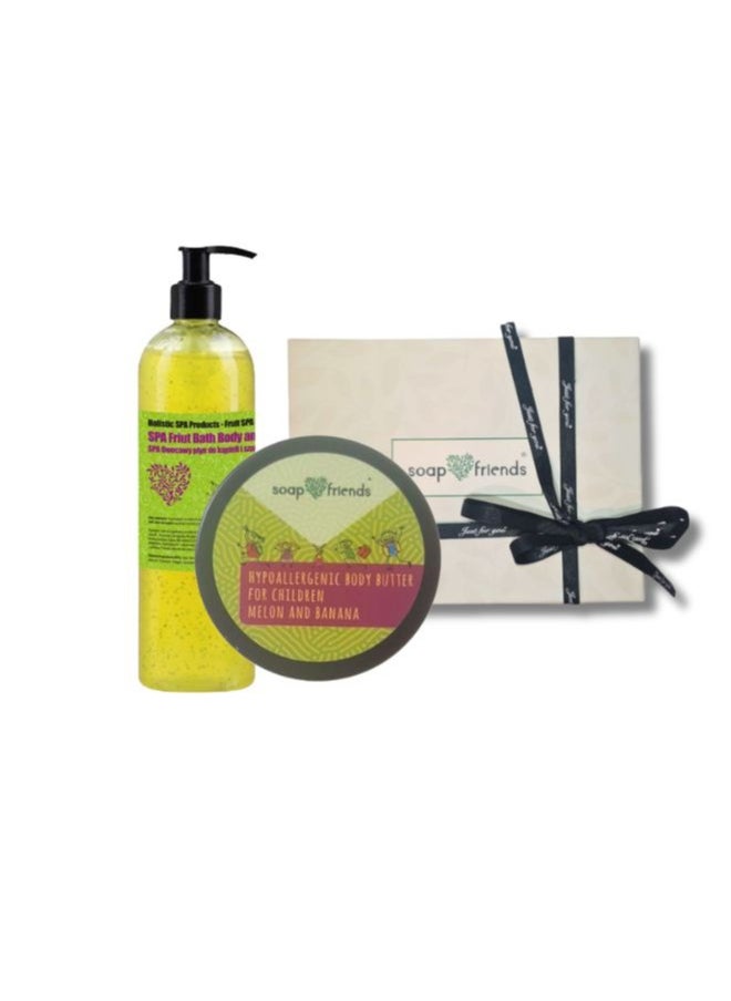 Soap&Friends Natural Kids Body Butter & 500 ml 2-in-1 Shampoo/Shower Gel by Soap&Friends  - Image 1