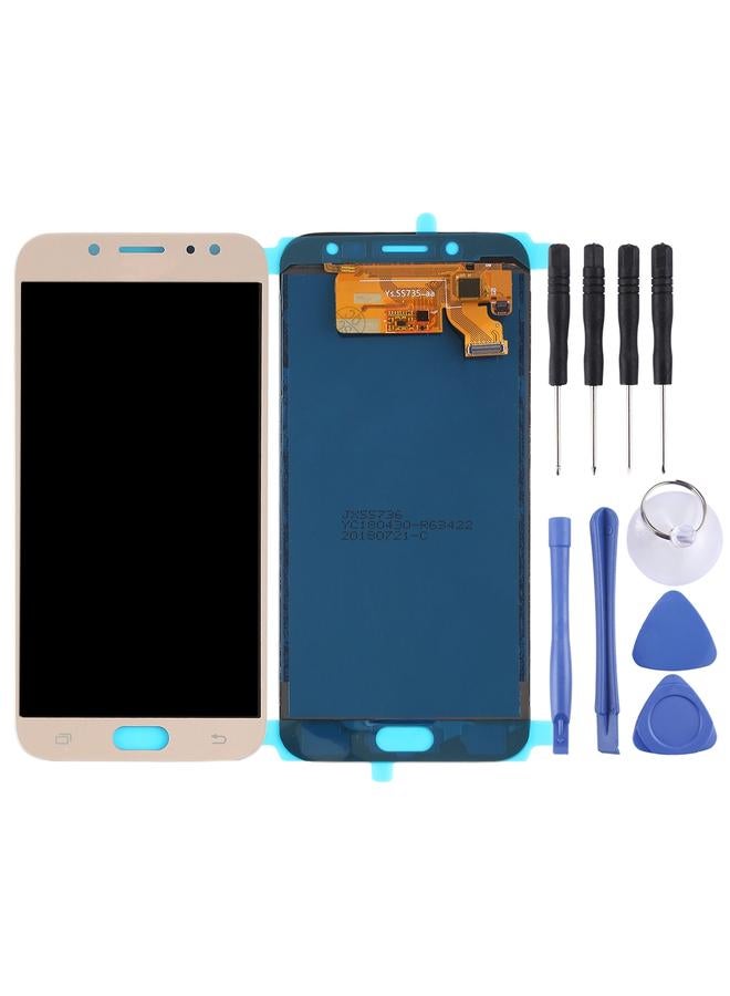 erorex Replacement TFT LCD Screen for Galaxy J7 2017 , J730F/DS, J730FM/DS With Digitizer Full Assembly Gold - Image 2