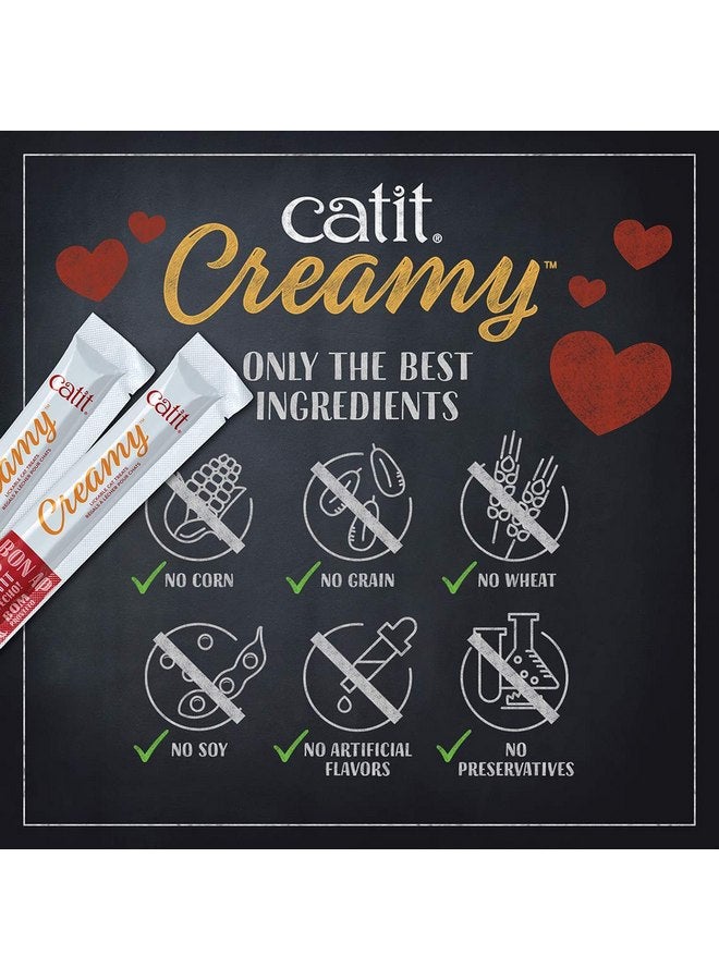 Catit Creamy Lickable Cat Treat, Healthy Cat Treat, Tuna, 50 Pack - Image 3