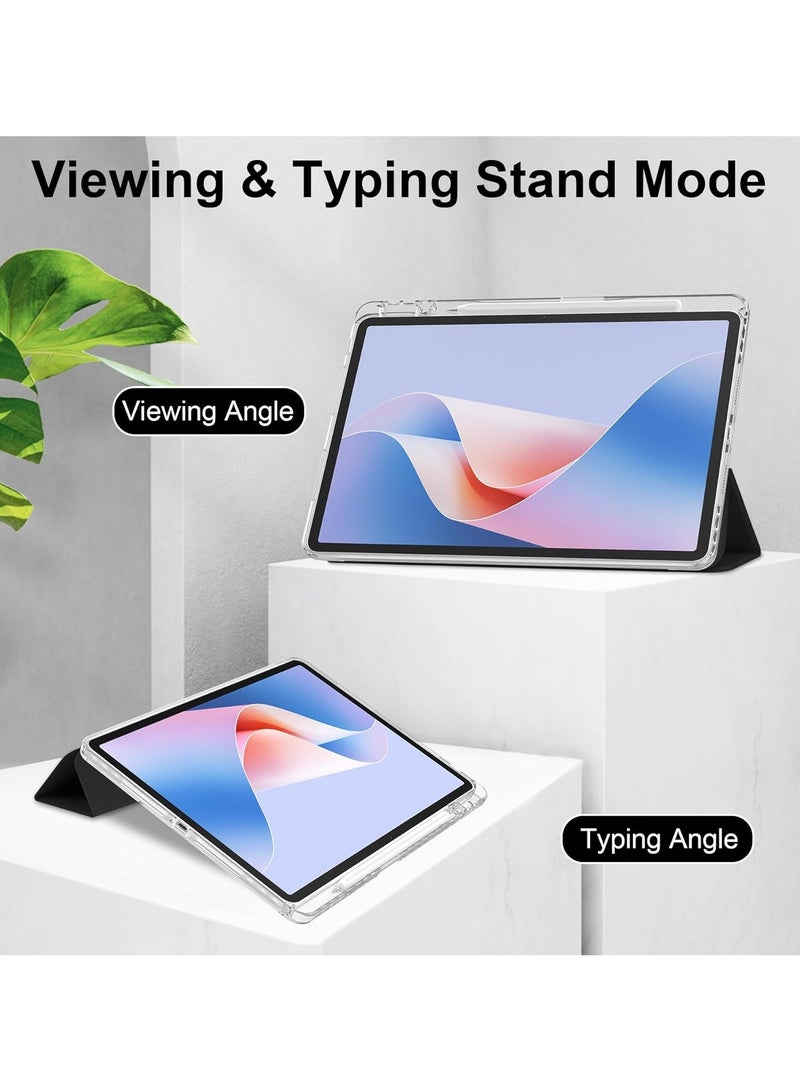 General Case Compatible with Huawei MatePad 11.5" S 2024,Acrylic Transparent and Anti-yellowing Tablet Case,with Pen Holder,Auto Sleep/Wake,Multi-angle Bracket  - Image 3