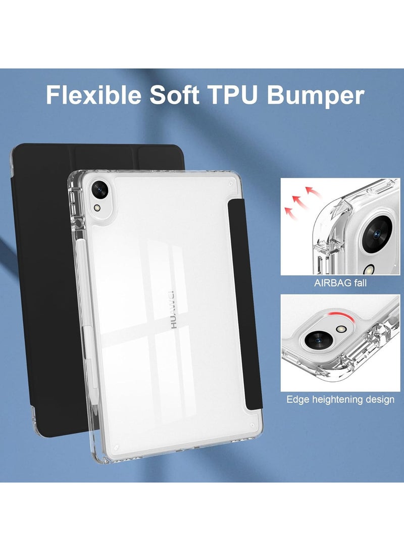 General Case Compatible with Huawei MatePad 11.5" S 2024,Acrylic Transparent and Anti-yellowing Tablet Case,with Pen Holder,Auto Sleep/Wake,Multi-angle Bracket  - Image 5