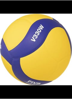 ميكاسا ميكاسا V330W كرة طائرة، مقاس 5، أصفر/أزرق  - Image 2