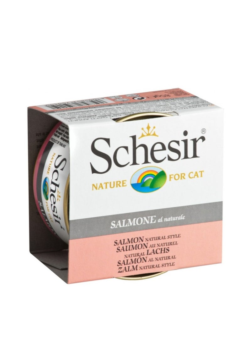 Schesir Cat Wet Food-Salmon Natural Style 85g - Image 2