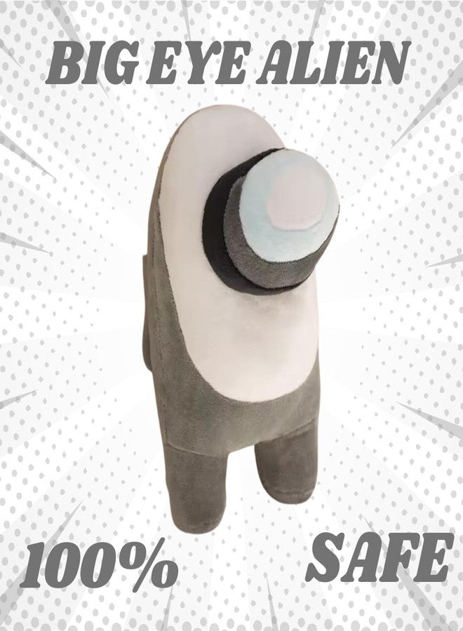 TechMax Solution Grey Big Eye Alien Plush Toy - Image 3