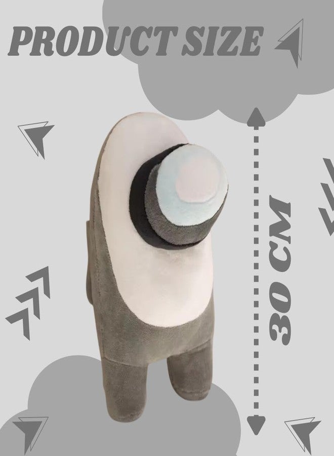 TechMax Solution Grey Big Eye Alien Plush Toy - Image 2