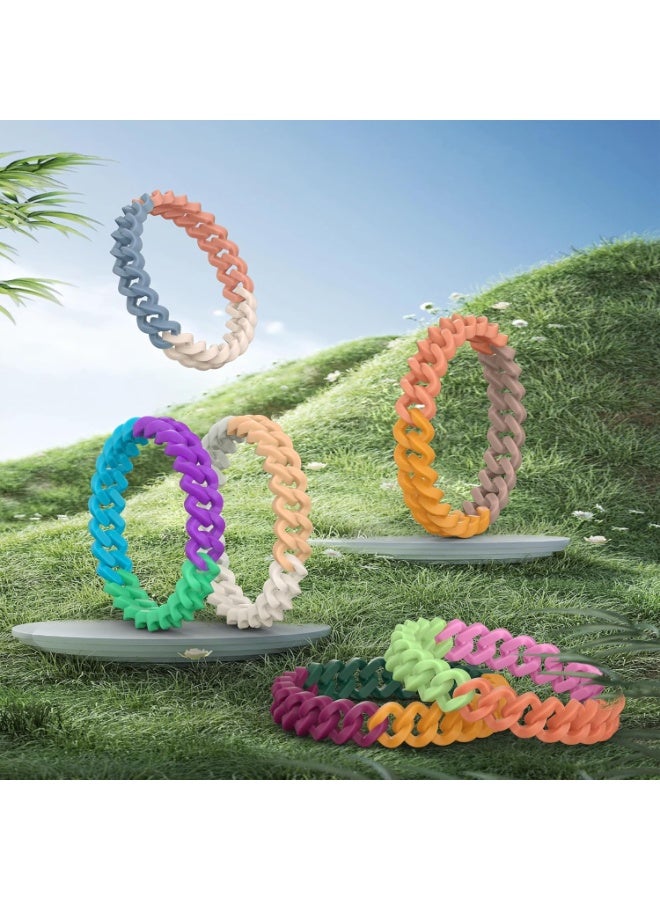 general 10 Pack Rainbow Mosquito Repellent Bracelets for Adults and Kids, DEET-Free Insect & Bug Repellent Bands, Individually Wrapped Repellent Wristbands for Outdoor Camping Traveling - Image 2