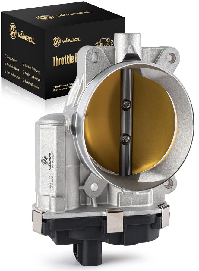 VANBOL Throttle Body 12679524 Compatible with 2006-2008 Chevy Silverado Suburban Express Avalanche Tahoe Trailblazer GMC Sierra Yukon Envoy Savana Cadillac Escalade 4.8L 5.3L 6.0L 6.2L 12580760 - Image 1