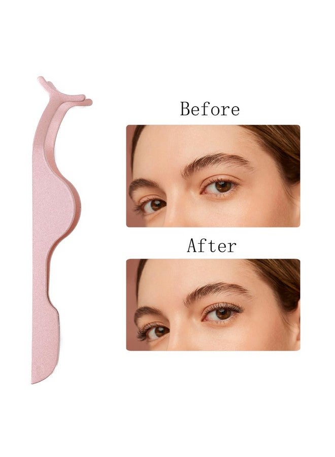 إيتشياي ملاقط الرموش الاحترافية لتطويل الرموش، 3 قطع أداة إزالة الرموش الصناعية، مشبك من الفولاذ المقاوم للصدأ (أسود شامبانيا أرجواني، ألوان متنوعة) - Image 5