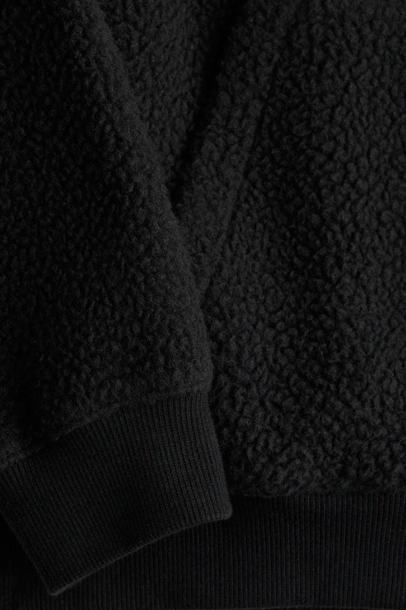 H&M Loose-fit teddy hoodie