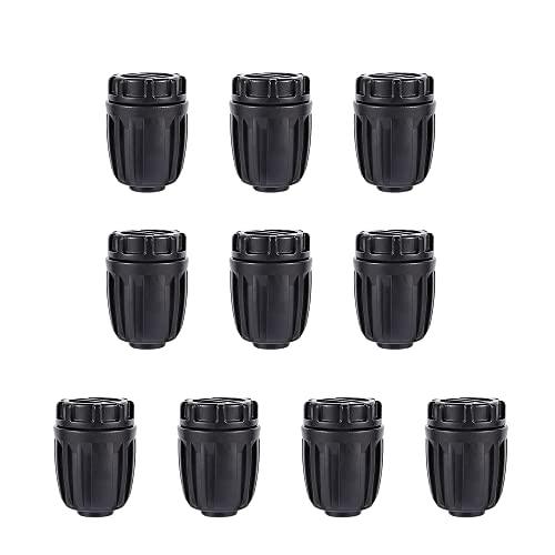 FOGWOWO 1/2 inch Irrigation Fittings End Plugs For (1/2" ID x0.6-0.63" OD) 16mm Drip Tubing Connectors-10 Pcs/pack - Image 1
