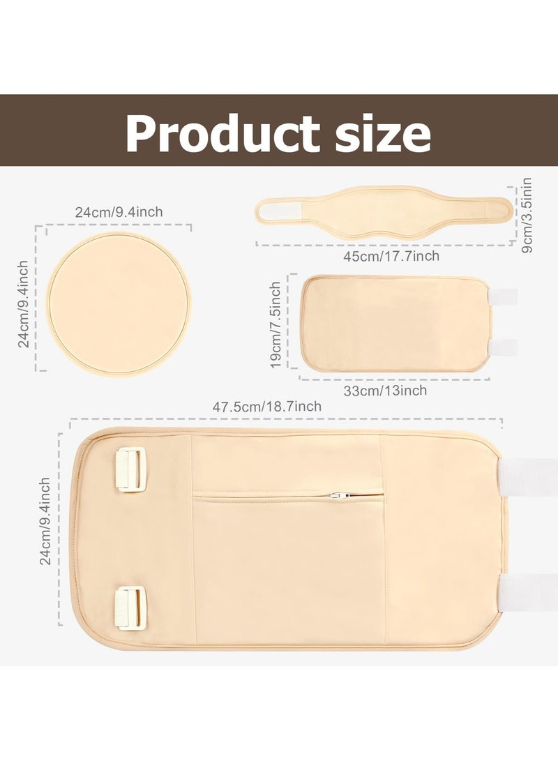 والالا عبوة من 6 أكياس زيت، طقم أكياس زيت عضوي قابل لإعادة الاستخدام، أكياس زيت مع حزام مطاطي قابل للتعديل، مصنوعة من قطن الخيزران، قابلة للغسل في الغسالة، مانعة لتسرب الزيت (مجموعة من 6 أكياس) - Image 3