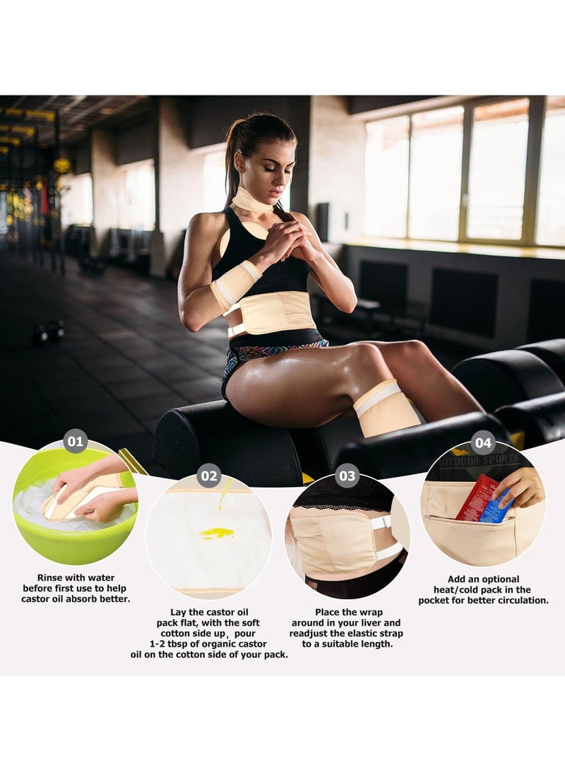 والالا عبوة من 6 أكياس زيت، طقم أكياس زيت عضوي قابل لإعادة الاستخدام، أكياس زيت مع حزام مطاطي قابل للتعديل، مصنوعة من قطن الخيزران، قابلة للغسل في الغسالة، مانعة لتسرب الزيت (مجموعة من 6 أكياس) - Image 5