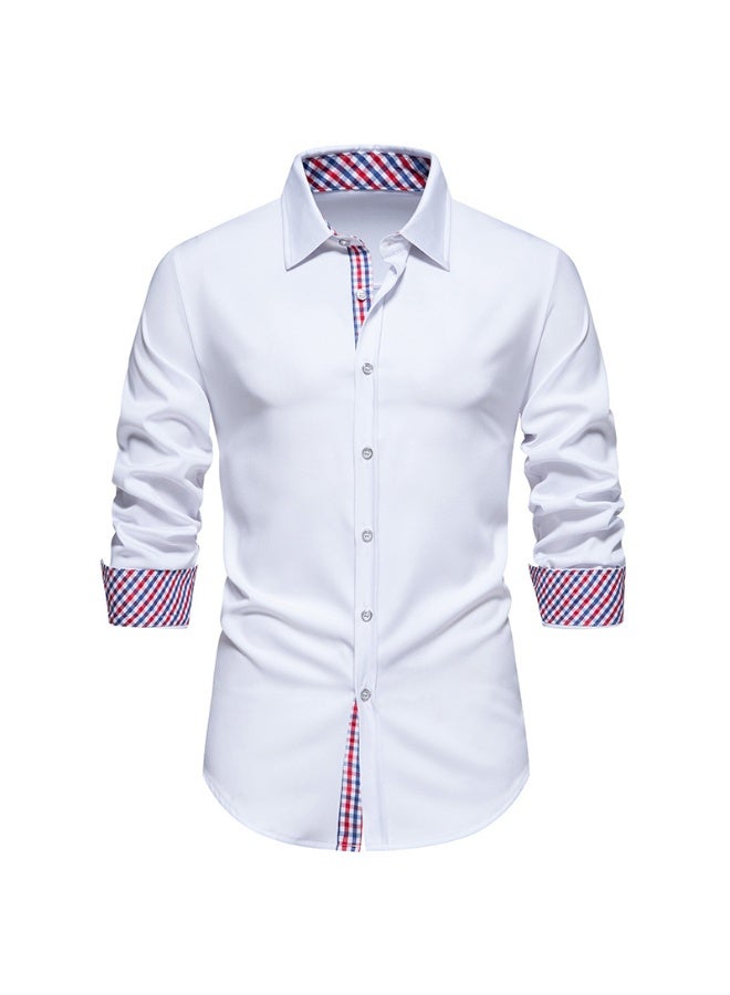 KUYING New Men's Long Sleeved Shirt 