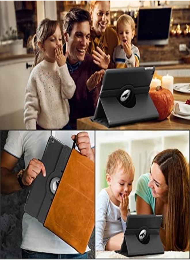 Raxoom iPad Air 4/5 10.9 Inch Air 11 inch 2024 M2 Air 4th/5th Generation Case with Pencil Holder Transparent Back Smart Protective Cover Black - Image 4