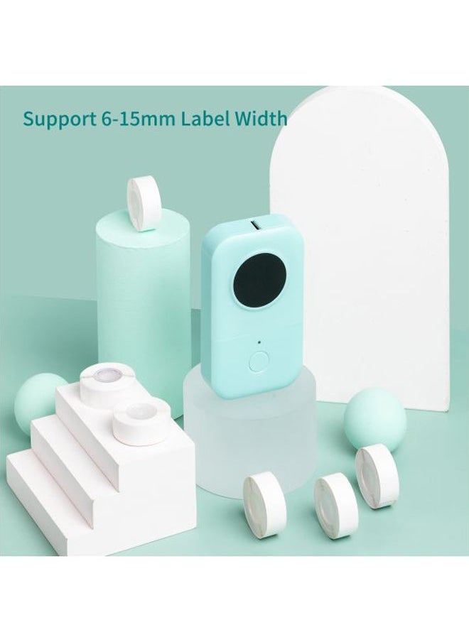 NIBEMINENT Portable Wireless Label Thermal Printer 13.1x7.5x2.9cm Green/Black  - Image 3