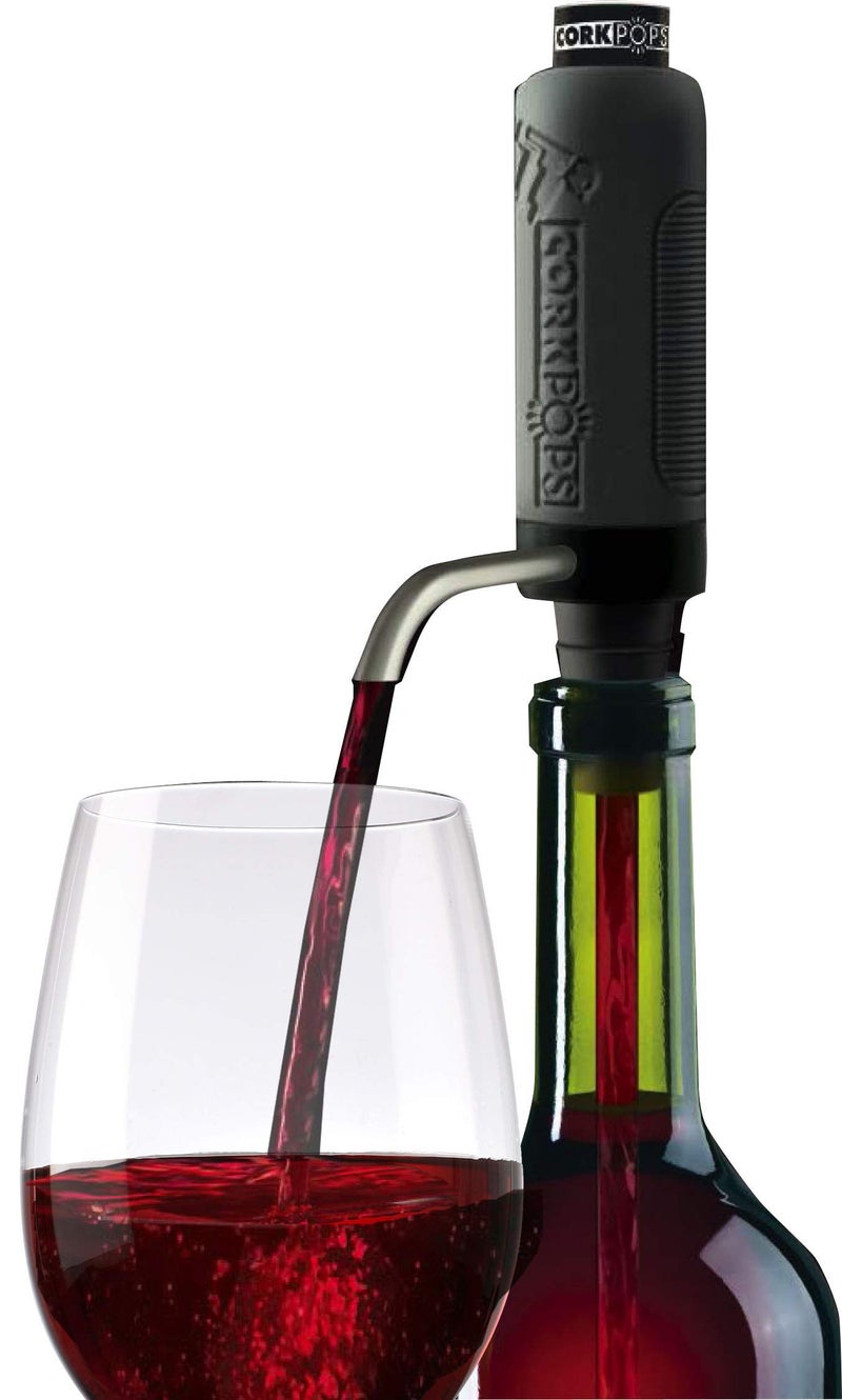 Cork Pops 9" 2-in-1 Vinostream Wine Aerator & Dispenser - Image 1