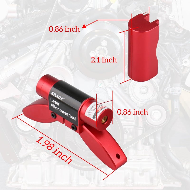 Kylazer Laser Alignment Tool|Measures and Diagnoses BDS Displacement|Magnetic Base|Long-Term Operation|Reusable - Image 2
