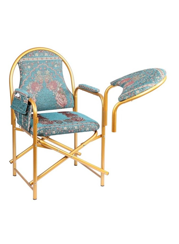 ريبنيو كرسي صلاة وتلاوة القران الكريم مريح للجلوس الطويل خفيف الوزن مناسب لكبار السن انيق للمساجد وغرف الاستضافة (ازرق) - Image 5