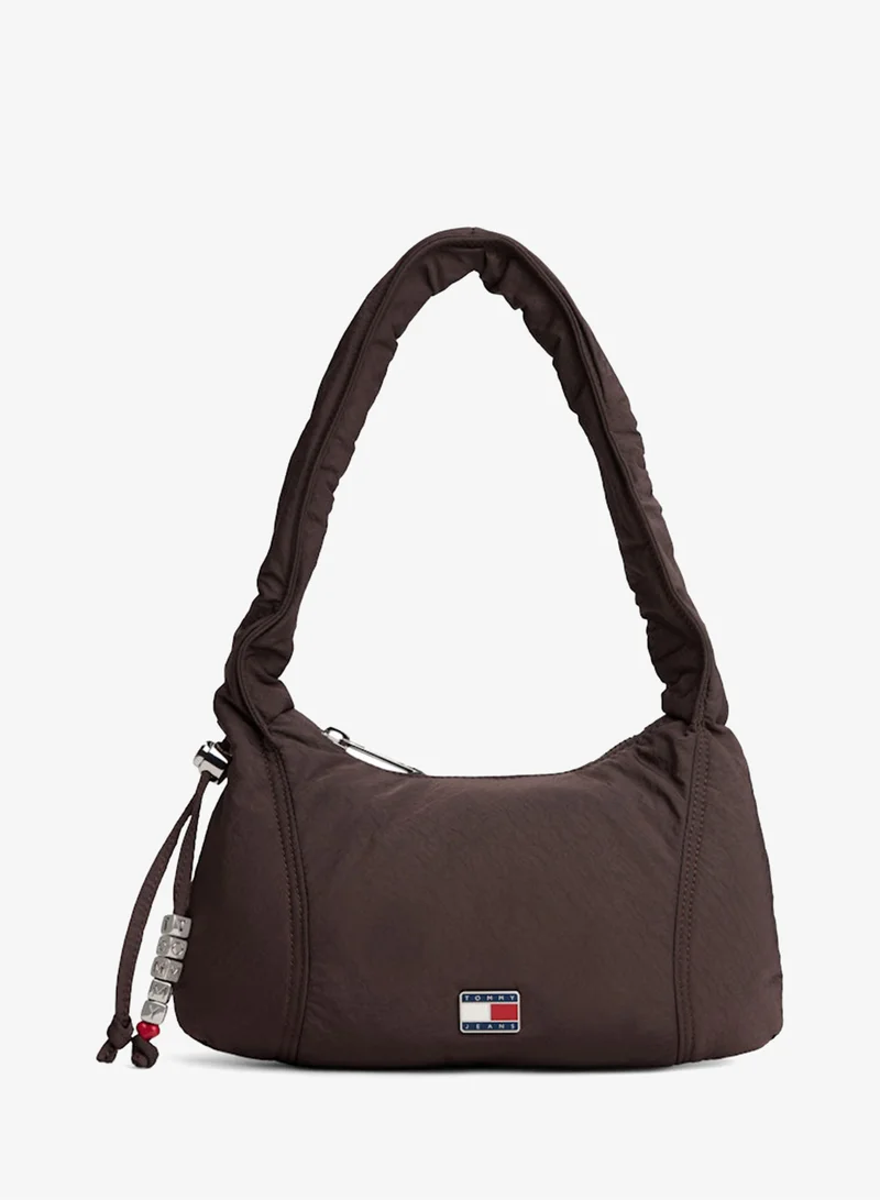 TOMMY JEANS Casual Crinkle Texture Shoulder Bag