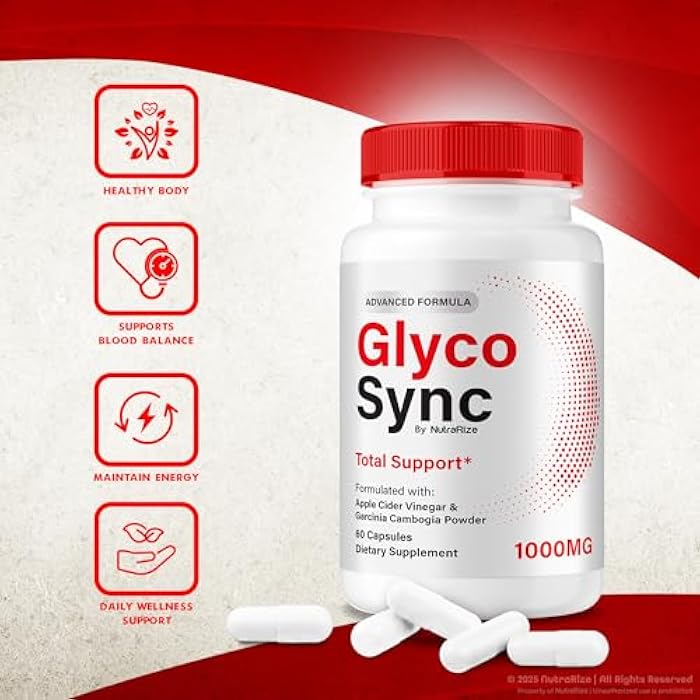 NutraRize (3 Pack) Glyco Sync Pills, Official GlycoSync Glyco Optimizer Formula, All-Natural Ingredients to Support Stable Levels, Balance & Overall Health, Premium Glyco Sync Pastillas Review (180 Capsules) - Image 5